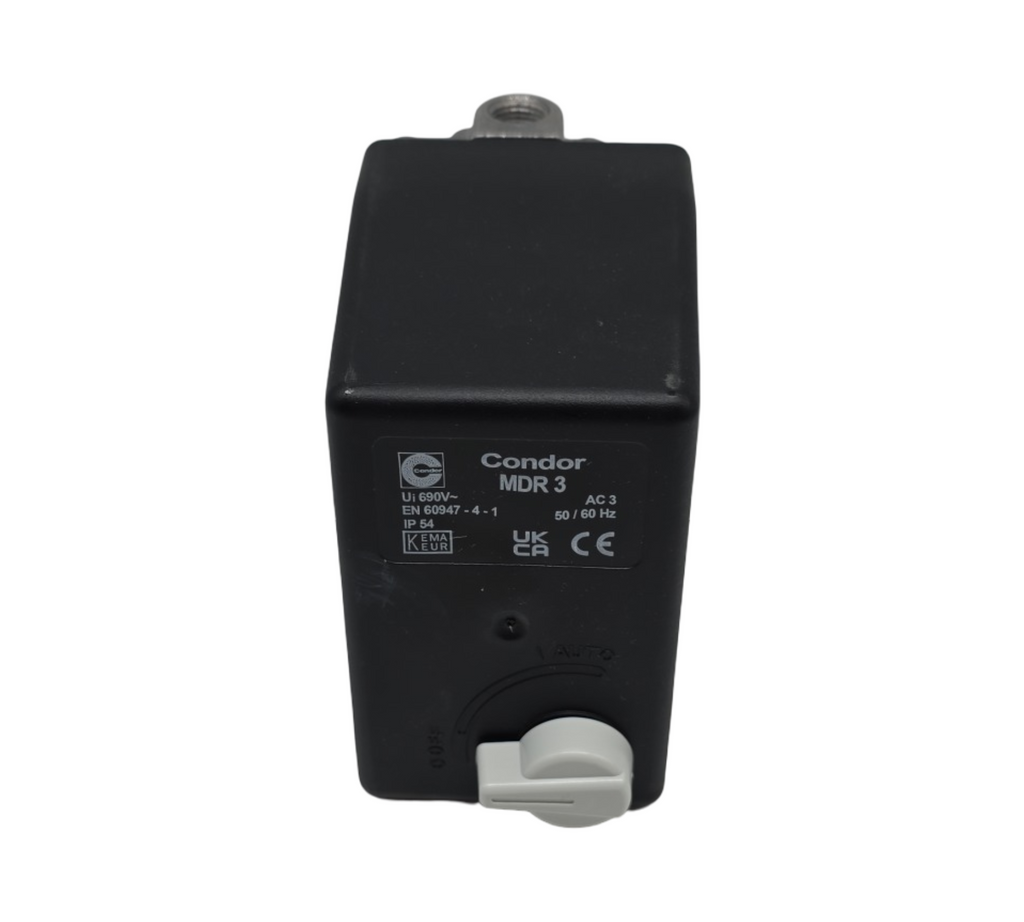 ELMAG CONDOR MDR 3 Druckschalter 400 Volt 6,3-10A grau schwarz