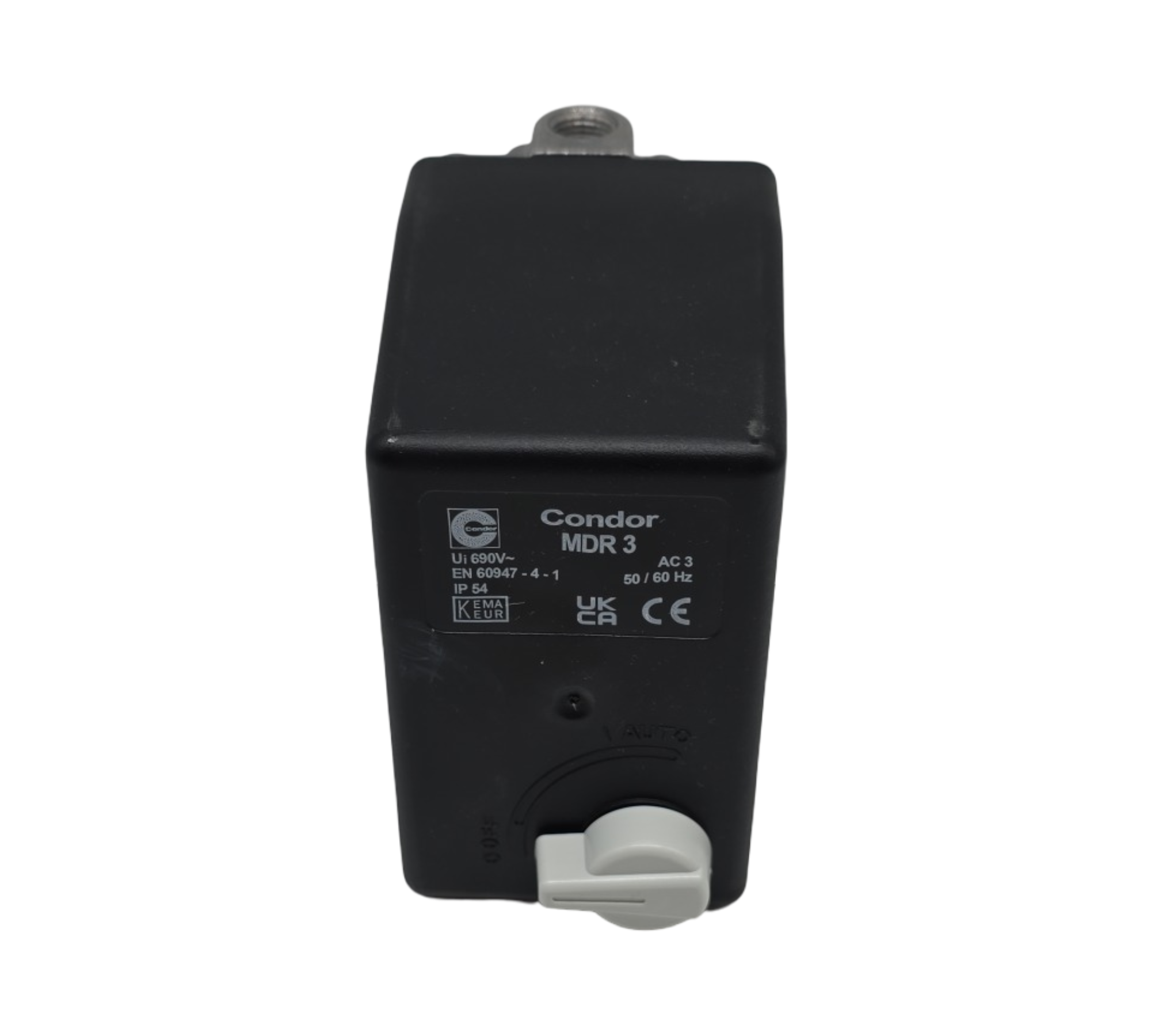 ELMAG CONDOR MDR 3 Druckschalter 400 Volt 6,3-10A grau schwarz