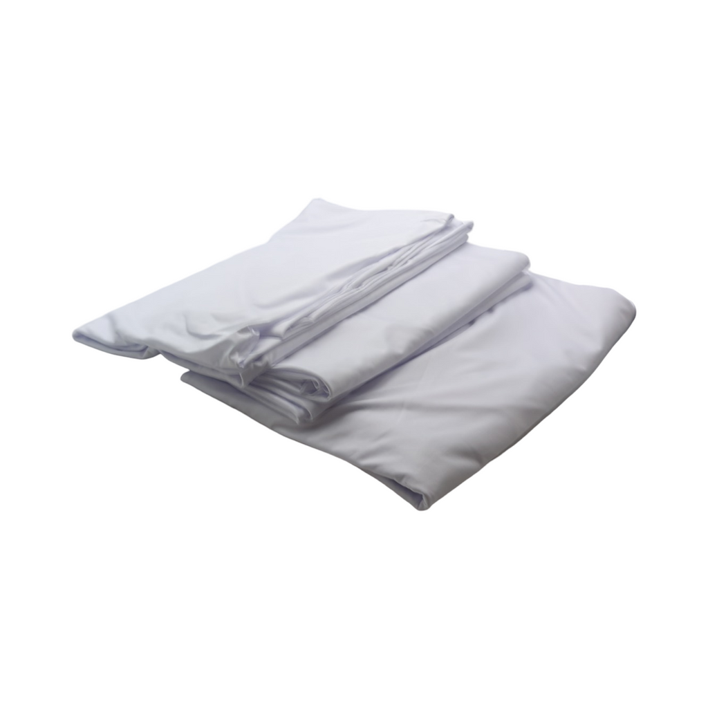FUHSY Bogenabdeckungen Set 3-teilig Spandex weiß 2-seitig passend für Chiara Bogen Hintergrund Ständer 1,8m 2m 2,2m