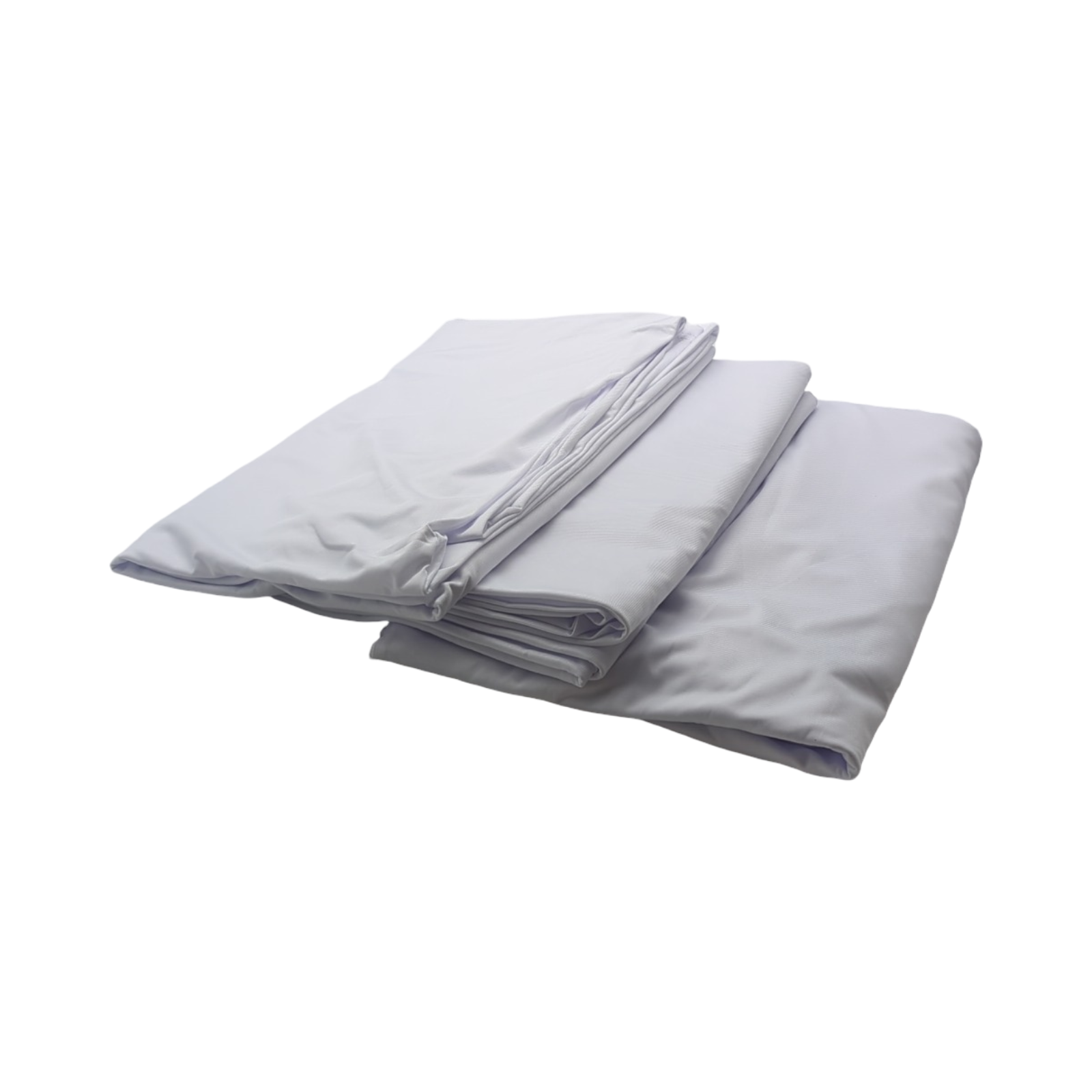 FUHSY Bogenabdeckungen Set 3-teilig Spandex weiß 2-seitig passend für Chiara Bogen Hintergrund Ständer 1,8m 2m 2,2m