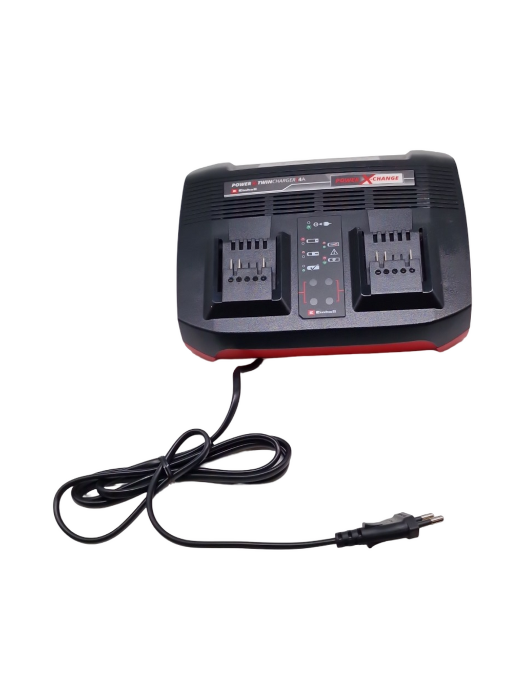 Einhell Power X-Twincharger 4A Ladegerät 18V für 2 Akkus simultane Ladung Batteriekontrolle