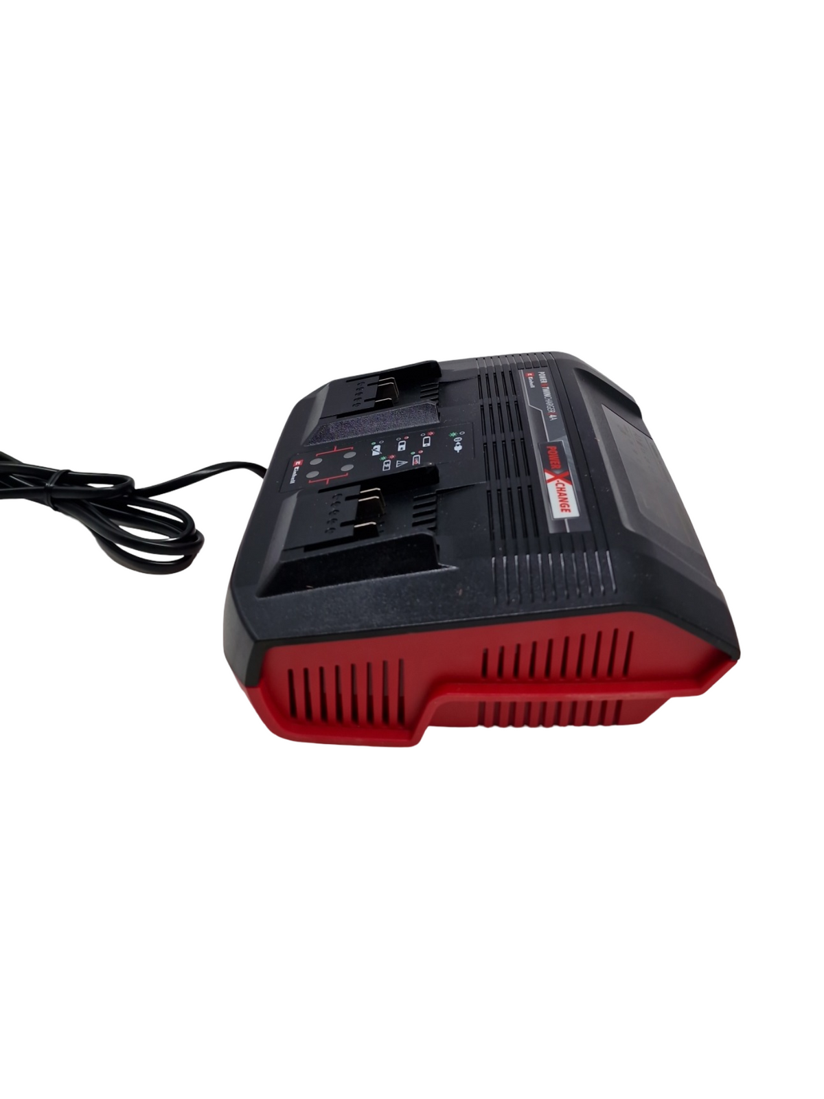 Einhell Power X-Twincharger 4A Ladegerät 18V für 2 Akkus simultane Ladung Batteriekontrolle