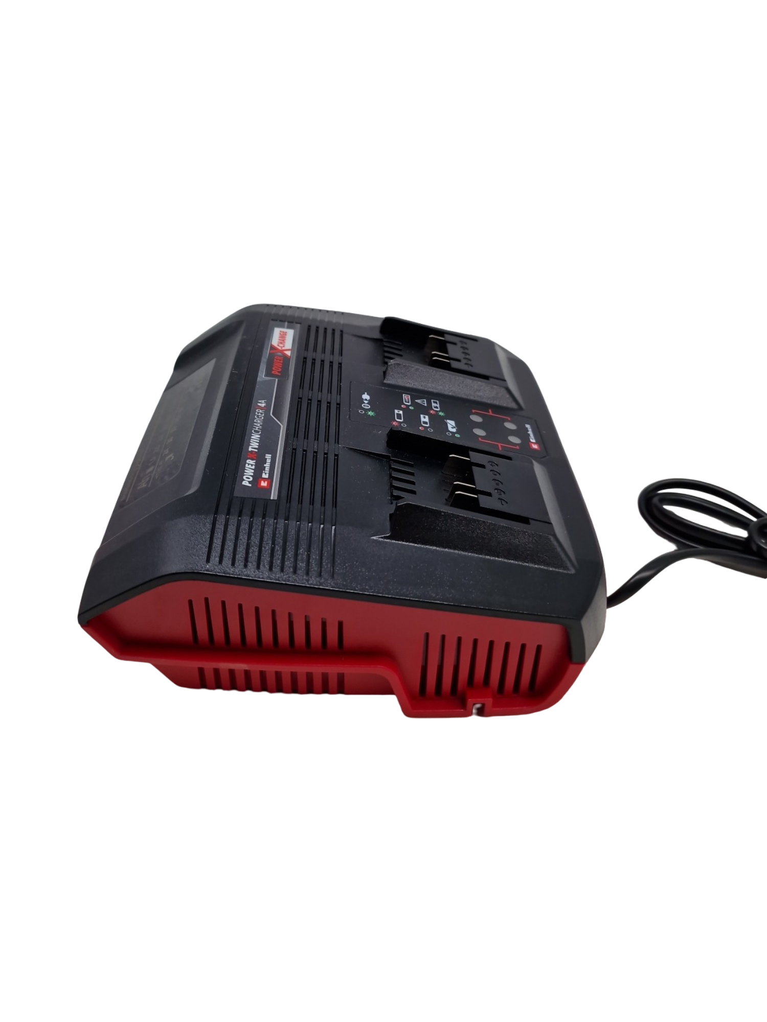 Einhell Power X-Twincharger 4A Ladegerät 18V für 2 Akkus simultane Ladung Batteriekontrolle