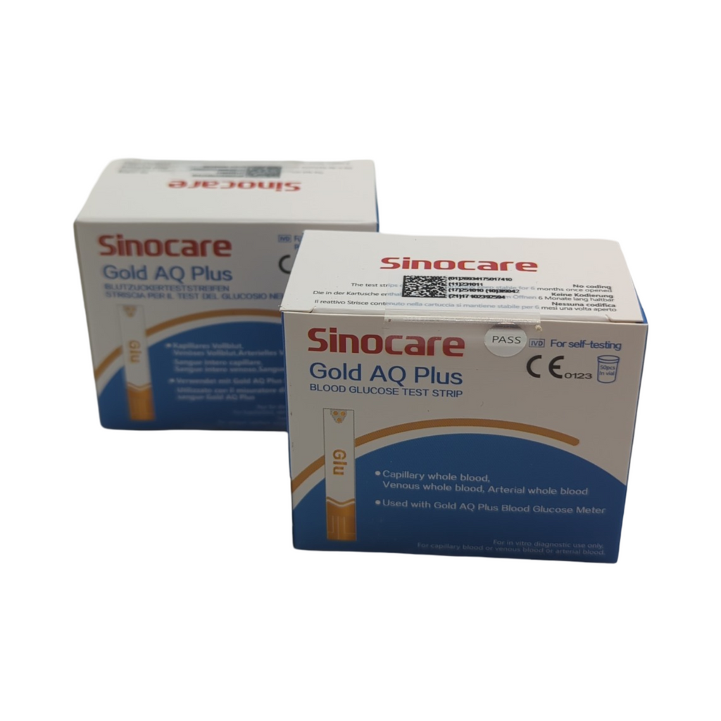 Sinocare Glukometer Blutzuckermessgerät automatische Codierung für Kinder und Erwachsene Messbereich 20-600 mg/dl