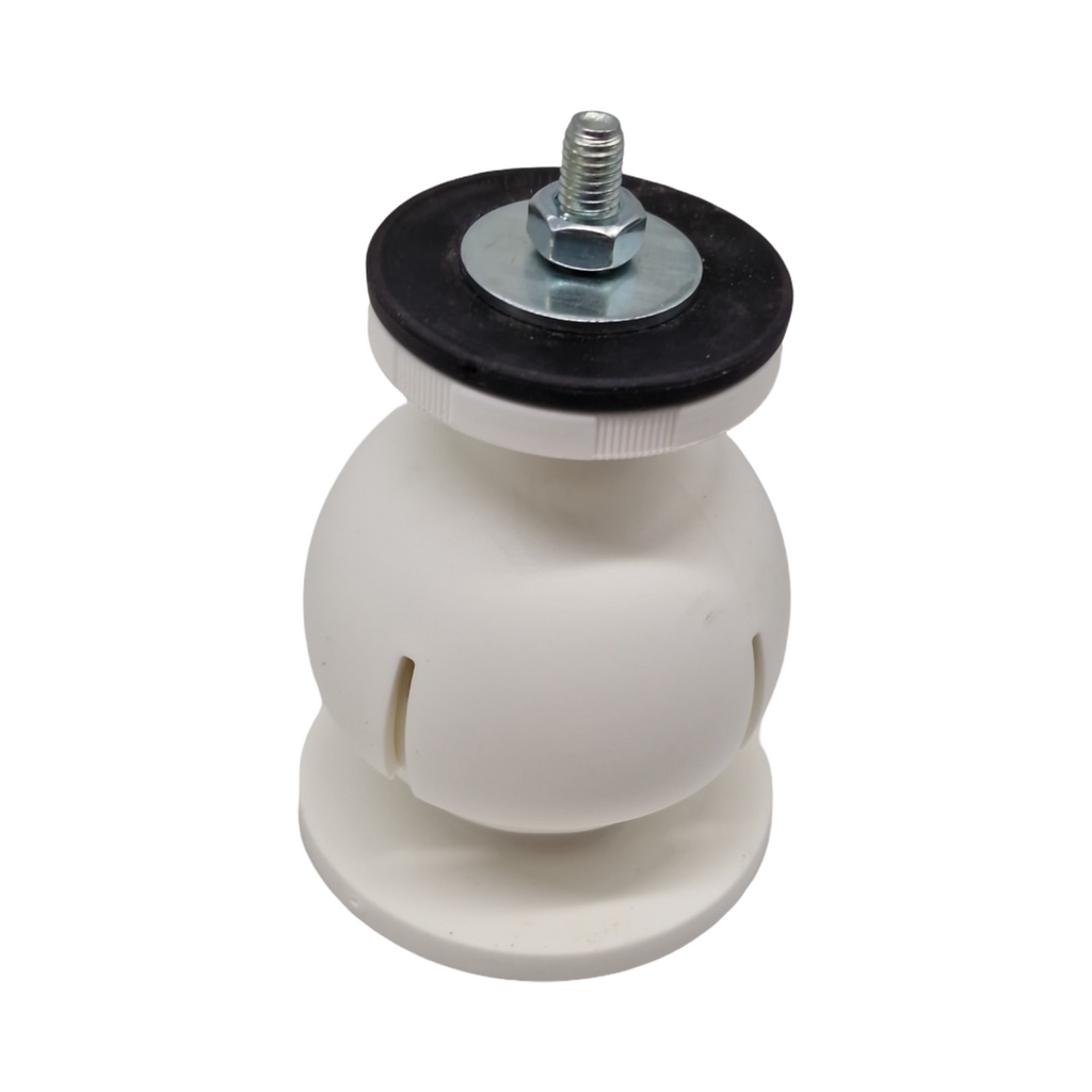 ERRECOM Mini Steady Bodenständer verstellbar für Klimaanlagen Wärmepumpen weiß RAL 9016 Set mit 4 Stück