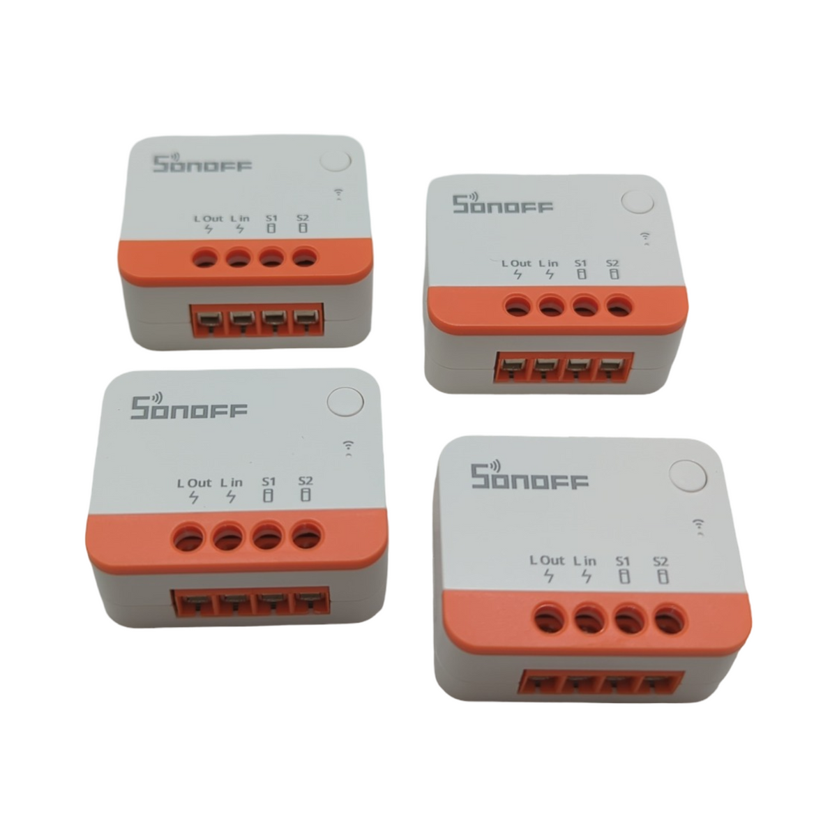 SONOFF ZBMINIL2 Zigbee Smart Schalter 2 Way Switch Set 4 Stück kein Neutralleiter erforderlich Zigbee 3.0 Hub nötig