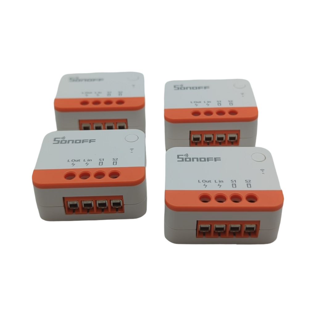 SONOFF ZBMINIL2 Zigbee Smart Schalter 2 Way Switch Set 4 Stück kein Neutralleiter erforderlich Zigbee 3.0 Hub nötig