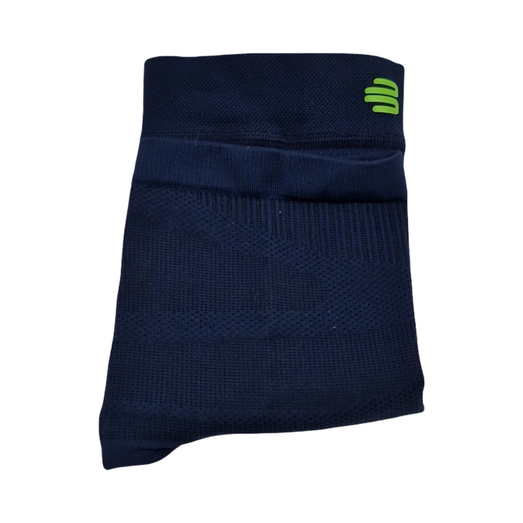 Bauerfeind Sports Compression Knöchelbandage Unisex blau mit Taping-Gurt Größe M