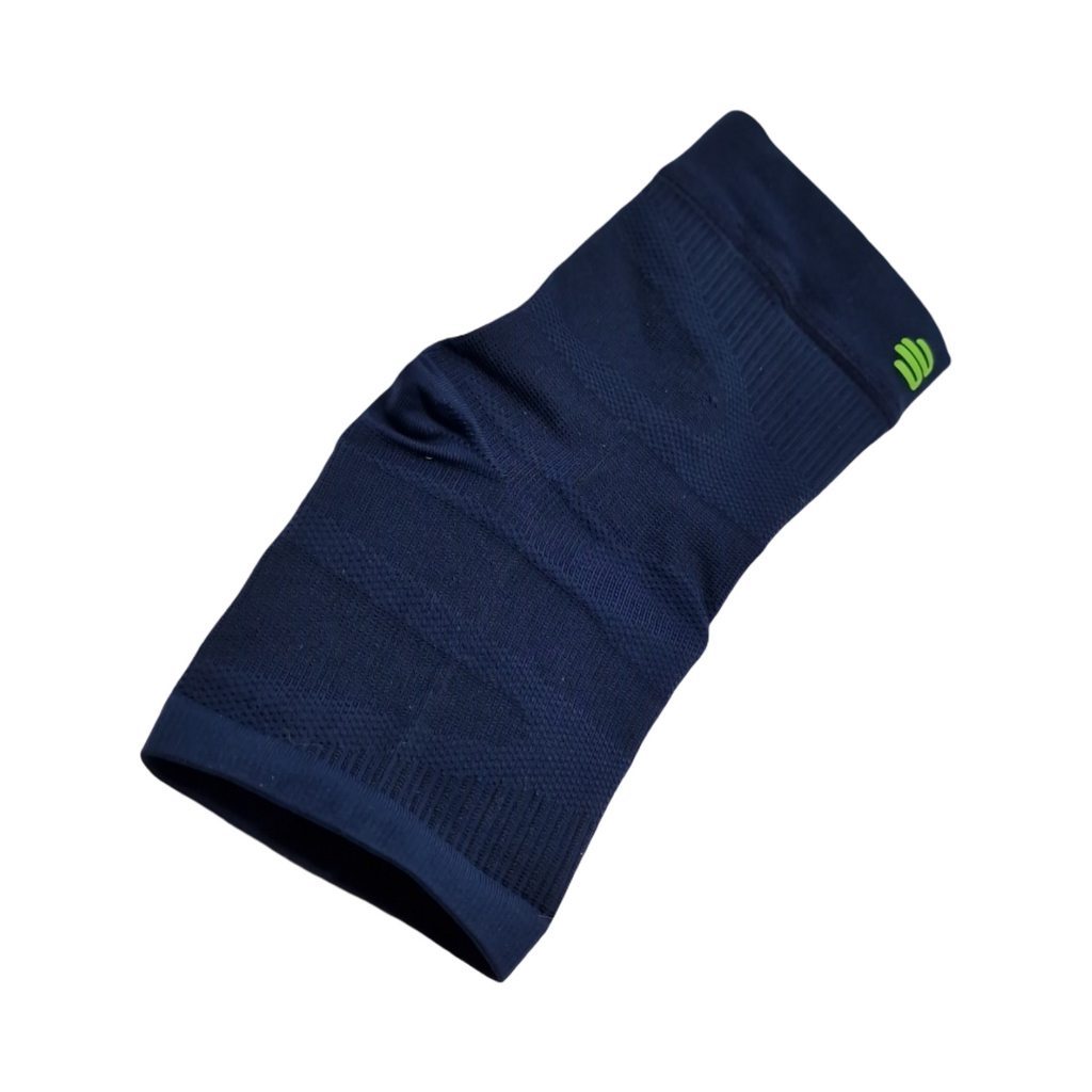 Bauerfeind Sports Compression Knöchelbandage Unisex blau mit Taping-Gurt Größe M