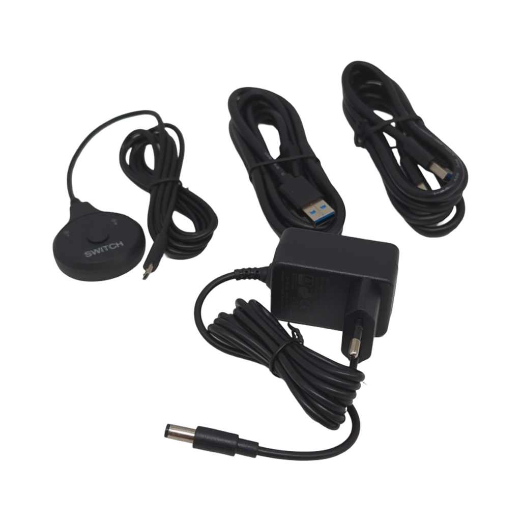 Camgeet Displayport HDMI KVM Switch 2 PC 2 Monitore 4K@144Hz USB3.0 Dual Monitor G...