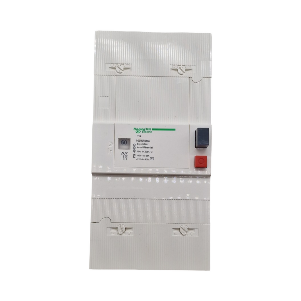 Disjoncteur 4-polig 30-60A Differenzial-Schutzschalter elektrisch 50Hz/60Hz