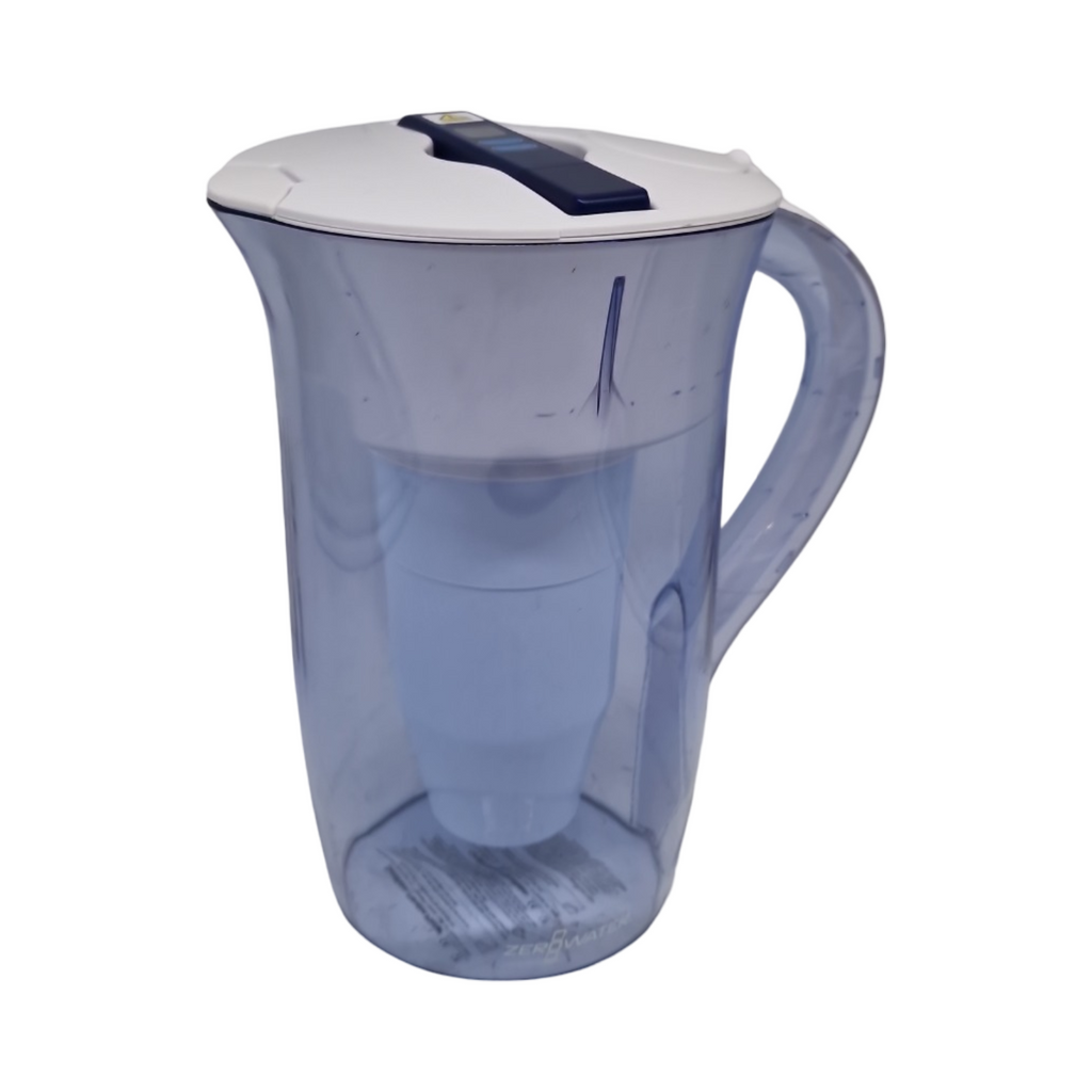 ZeroWater Wasserfilterkrug rund 10 Tassen 5-Stufen-Filter Wasserqualitätsmessgerät inkl. Filterpatrone