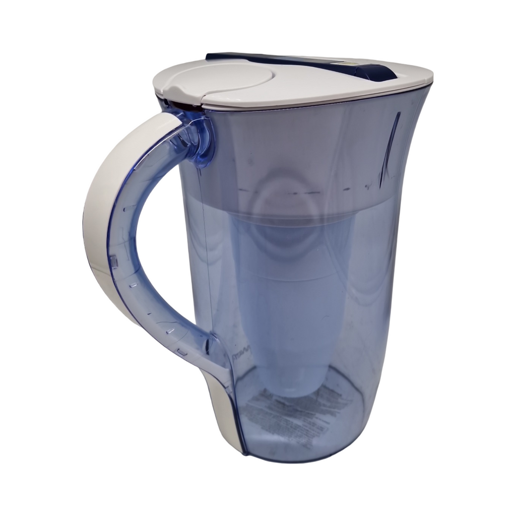ZeroWater Wasserfilterkrug rund 10 Tassen 5-Stufen-Filter Wasserqualitätsmessgerät inkl. Filterpatrone