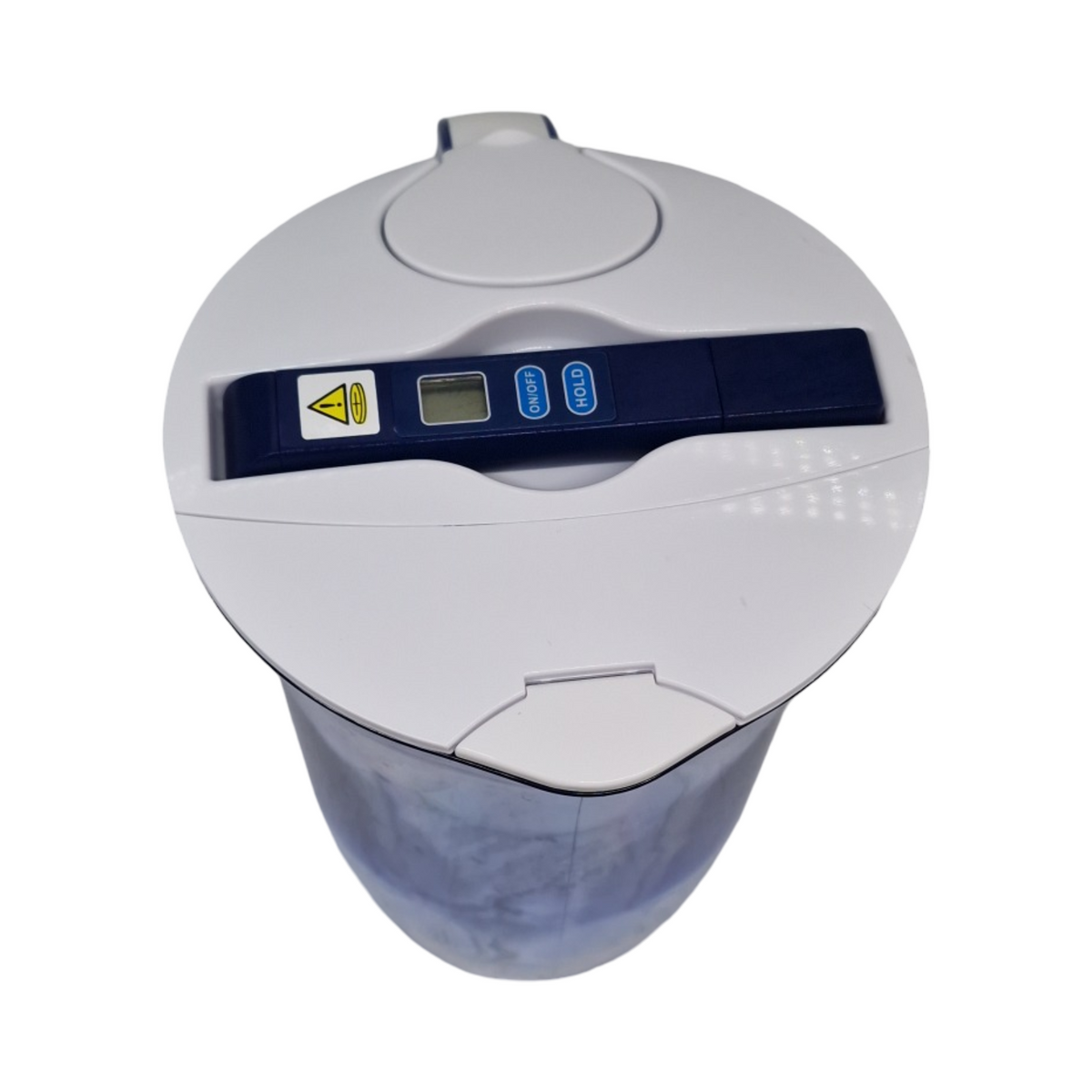 ZeroWater Wasserfilterkrug rund 10 Tassen 5-Stufen-Filter Wasserqualitätsmessgerät inkl. Filterpatrone