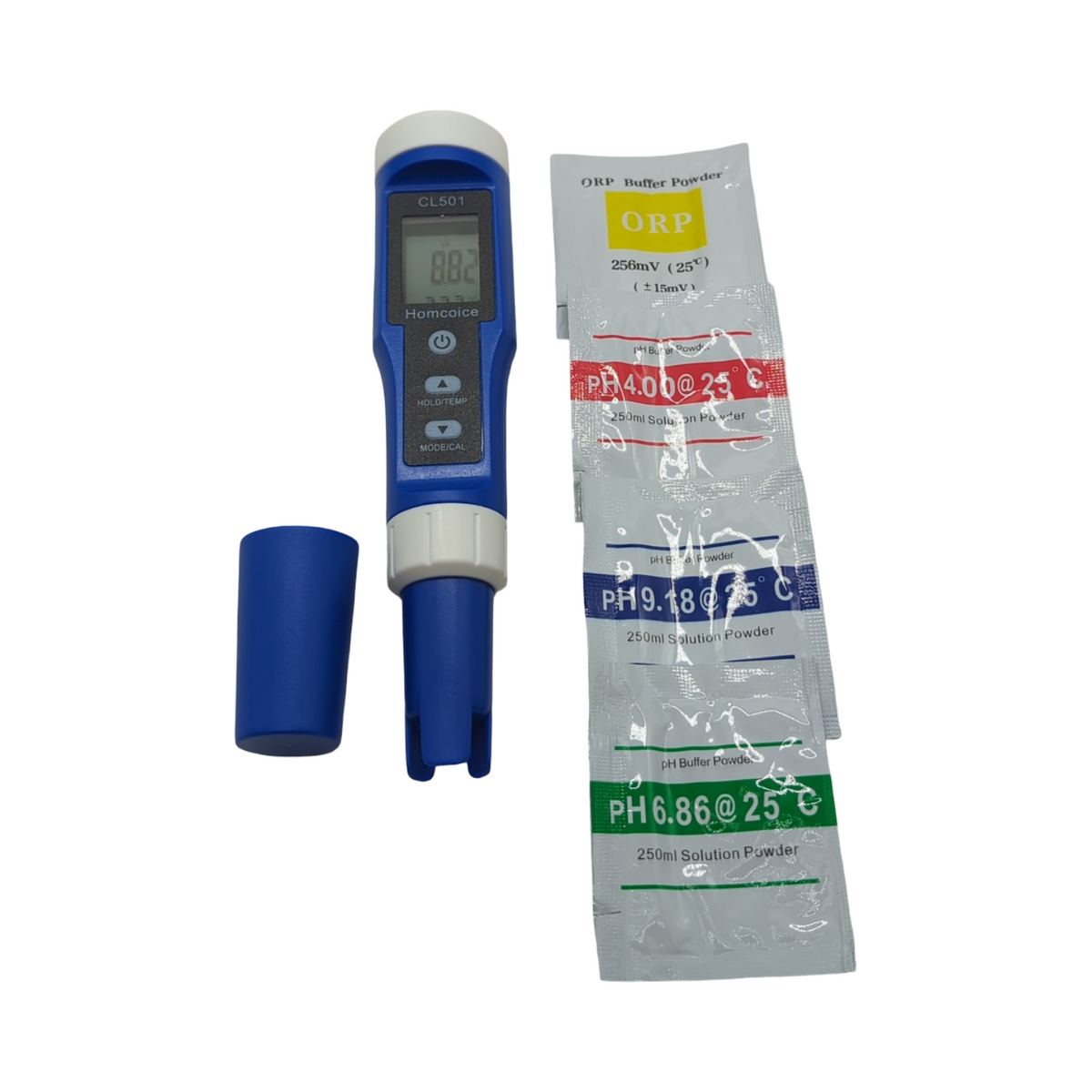 pH Chlore ORP H Temperatur Meter Pool 5-in-1 Testgerät schnelle präzise Messung für Trinkwasser Aquarium