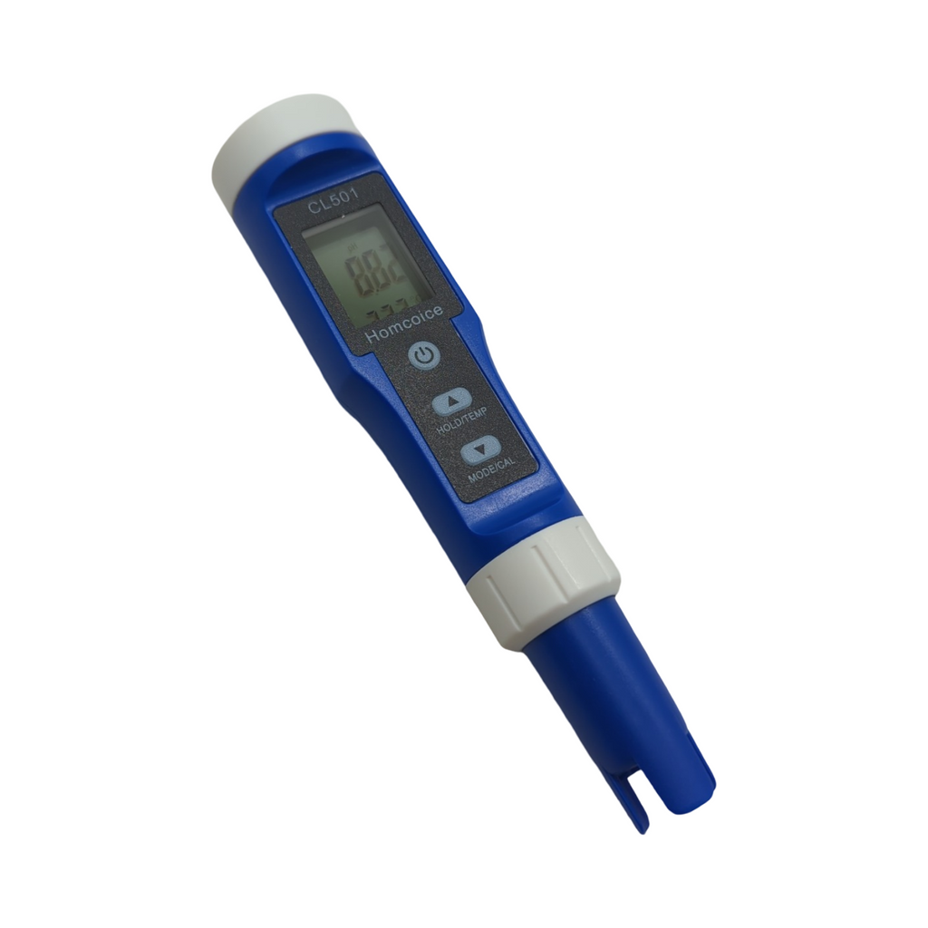 pH Chlore ORP H Temperatur Meter Pool 5-in-1 Testgerät schnelle präzise Messung für Trinkwasser Aquarium