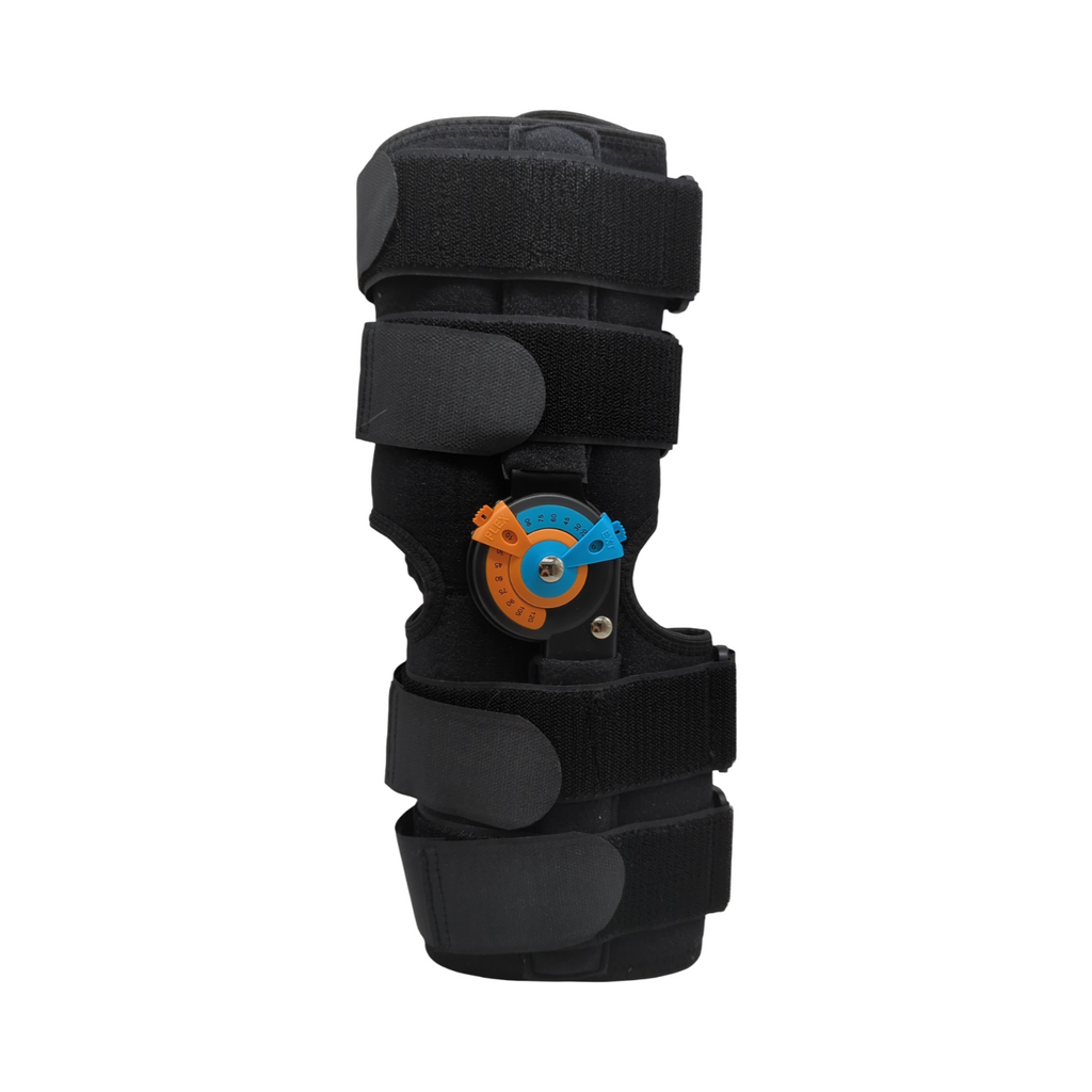 Kurze Knieorthese verstellbare Knieschiene Stabilisierung ROM Schiene XL