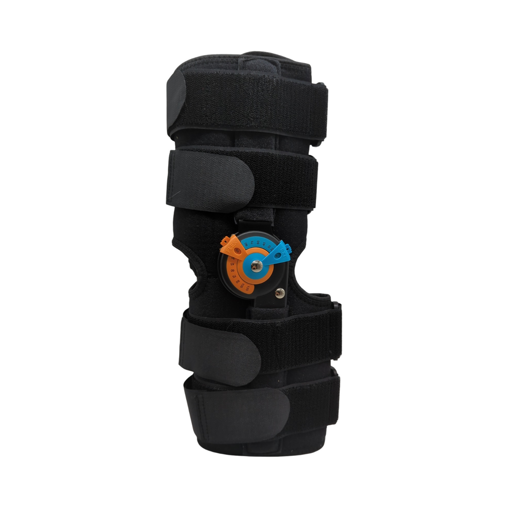 Kurze Knieorthese verstellbare Knieschiene Stabilisierung ROM Schiene XL