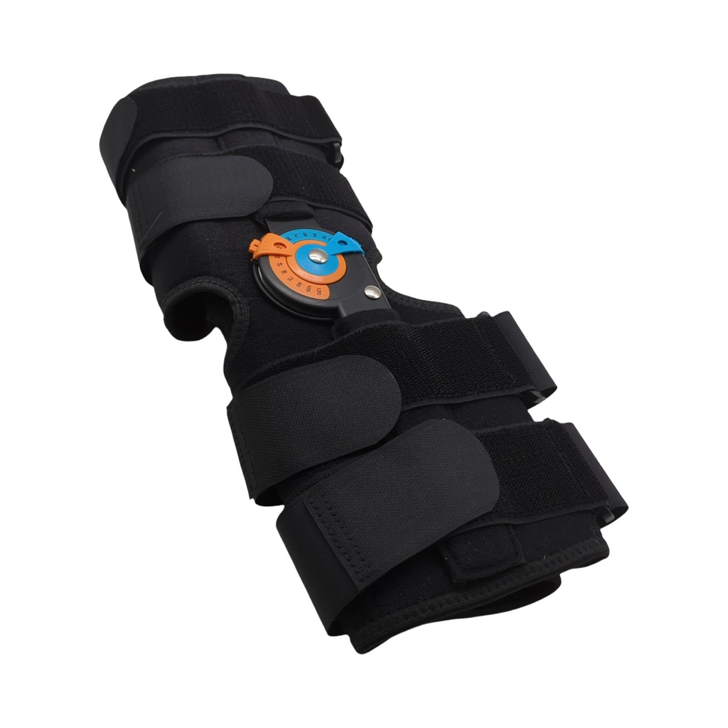 Kurze Knieorthese verstellbare Knieschiene Stabilisierung ROM Schiene XL