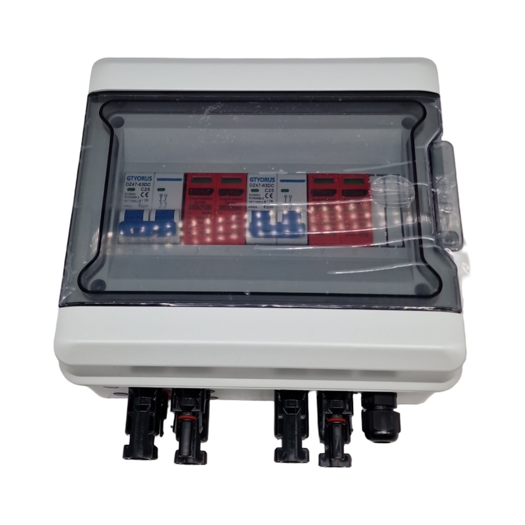 GTYORUS Photovoltaik Anschlussdose IP65 DC 500V 2 Strings Überspannungsschutz