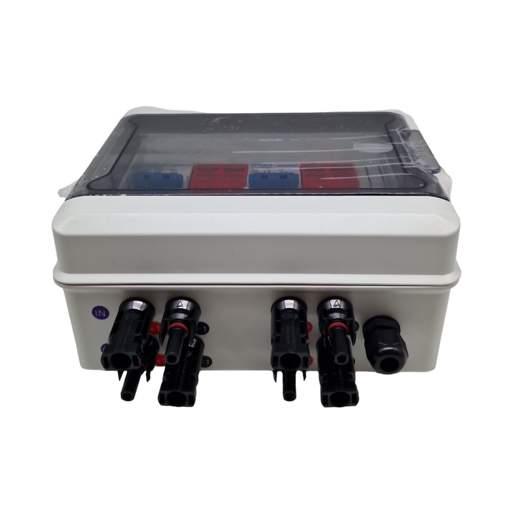 GTYORUS Photovoltaik Anschlussdose IP65 DC 500V 2 Strings Überspannungsschutz