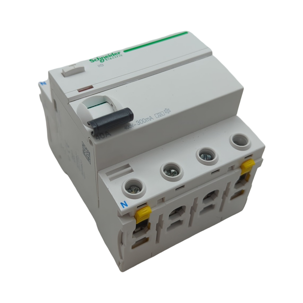 Schneider Electric Acti9 iID FI-Schutzschalter 4-polig 40A 300mA Typ A weiss