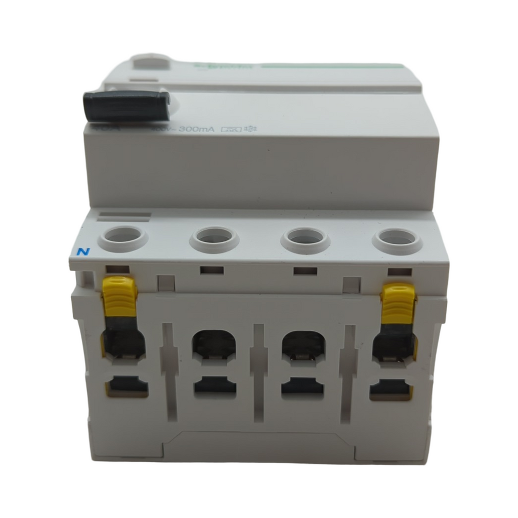 Schneider Electric Acti9 iID FI-Schutzschalter 4-polig 40A 300mA Typ A weiss