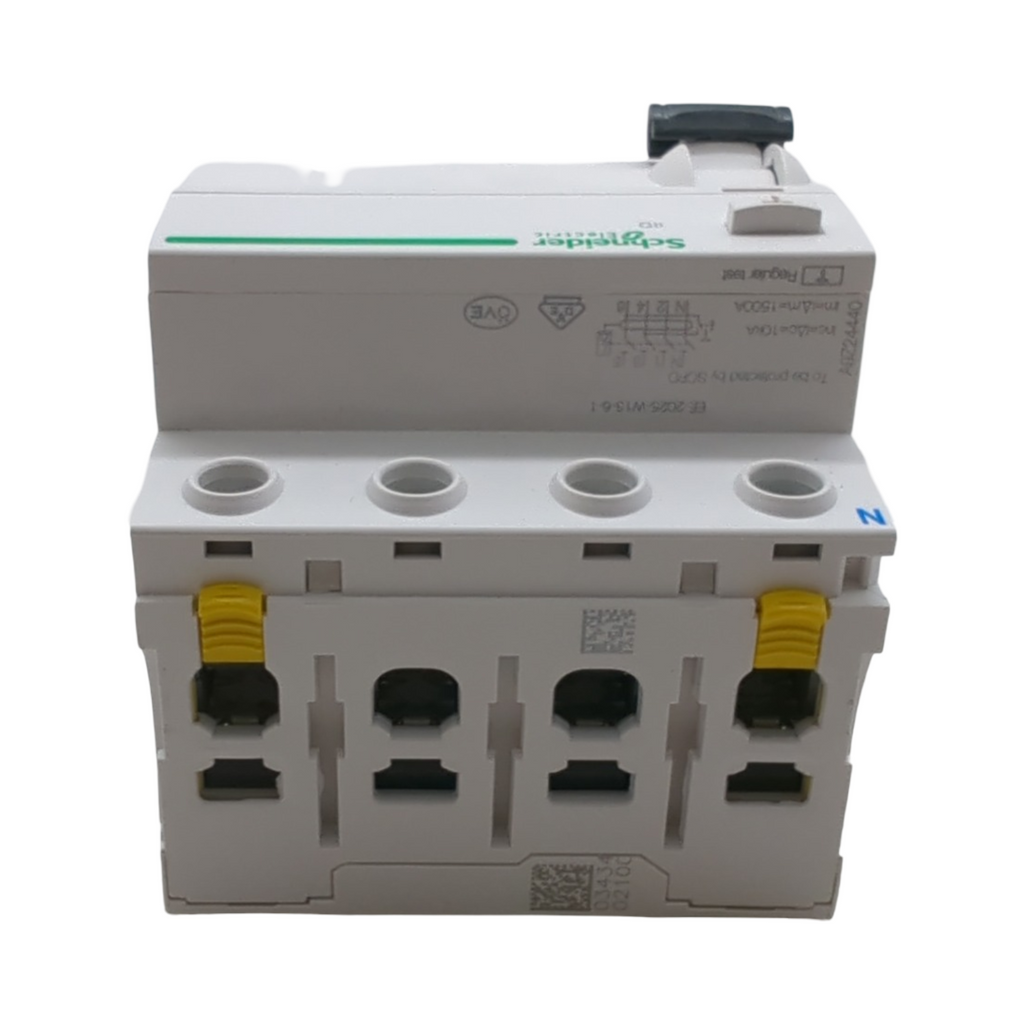 Schneider Electric Acti9 iID FI-Schutzschalter 4-polig 40A 300mA Typ A weiss