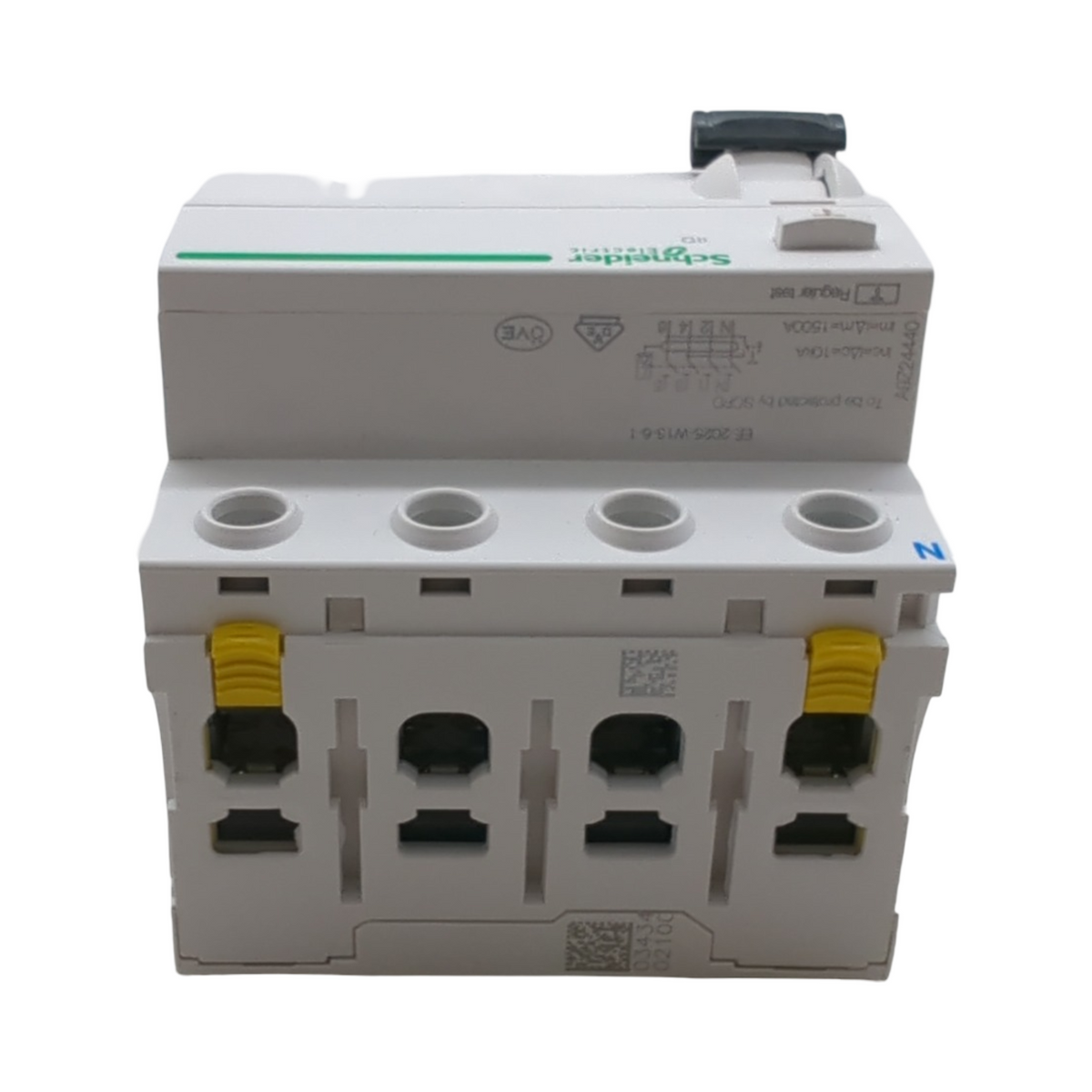 Schneider Electric Acti9 iID FI-Schutzschalter 4-polig 40A 300mA Typ A weiss
