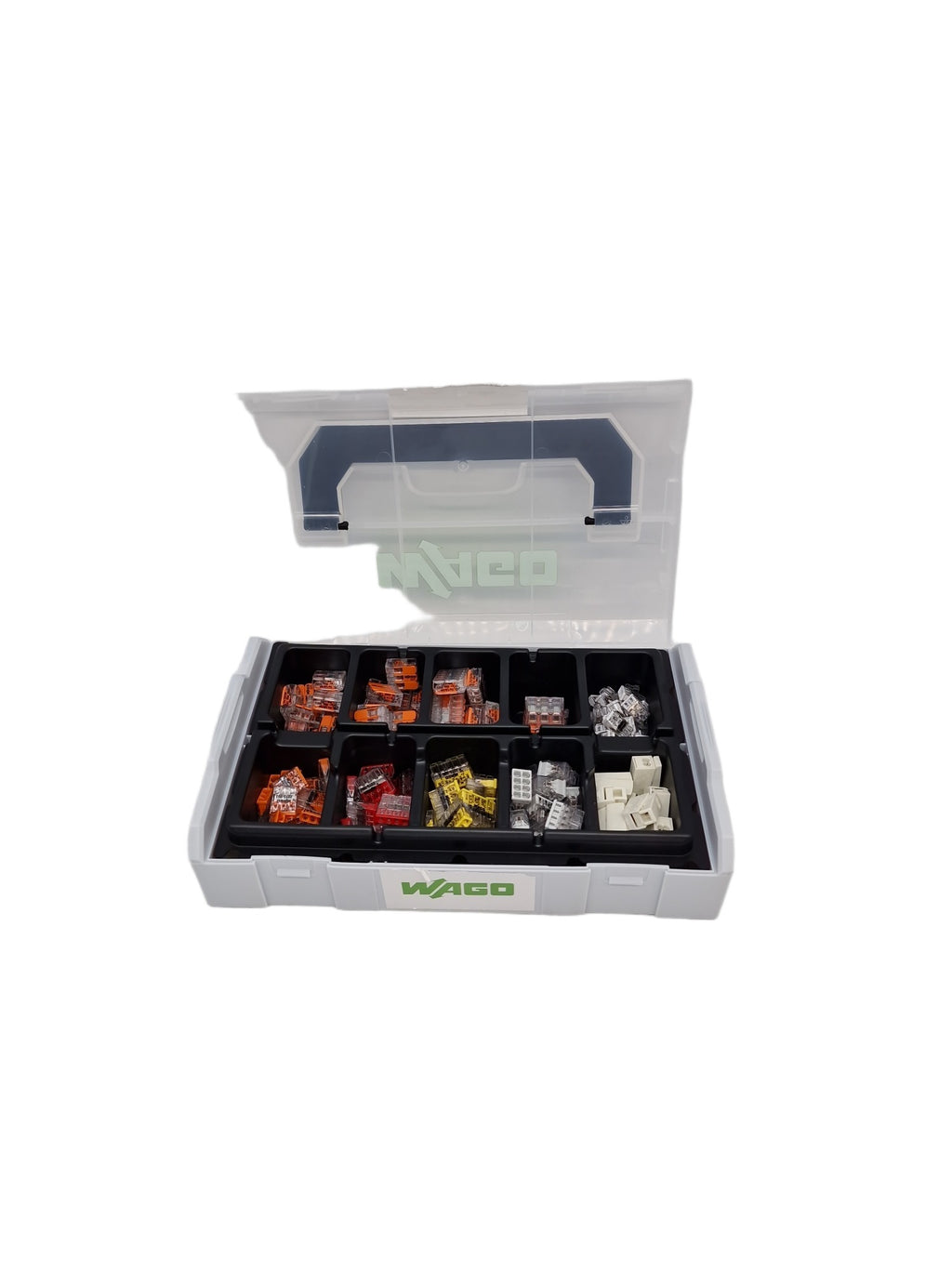 WAGO Verbindungsklemmen-Set 887-960 195-teilig für alle Leiterarten verschiedene Serien 221 224 2273