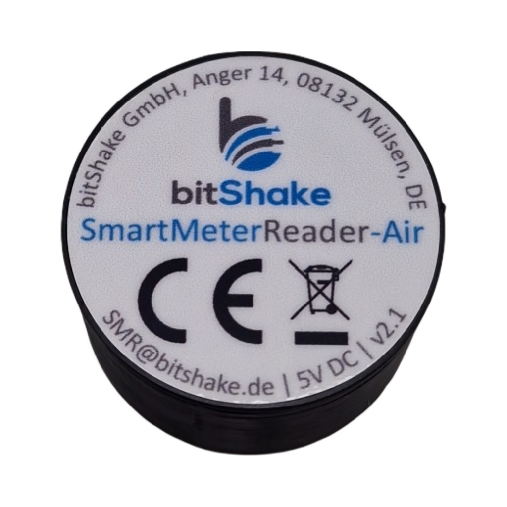 bitShake SmartMeterReader AIR Lesekopf Stromzähler WLAN TASMOTA