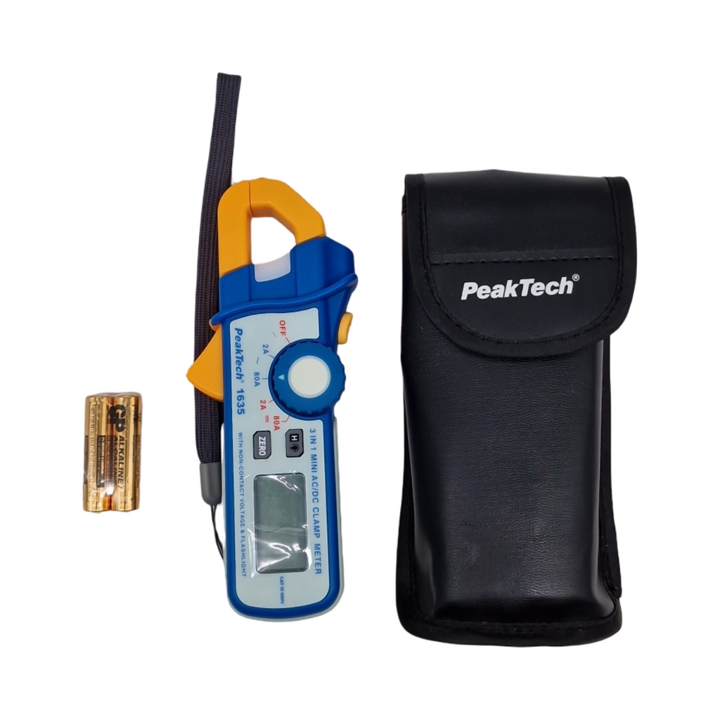 PeakTech P 1635 Stromzange Kriechstrom Leckstrom 1mA Zangenamperemeter
