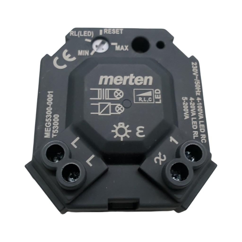 Schneider Electric Merten Universal LED Dimmermodul, 230V, IP20, schwarz, Artikelnummer MEG5300-0001