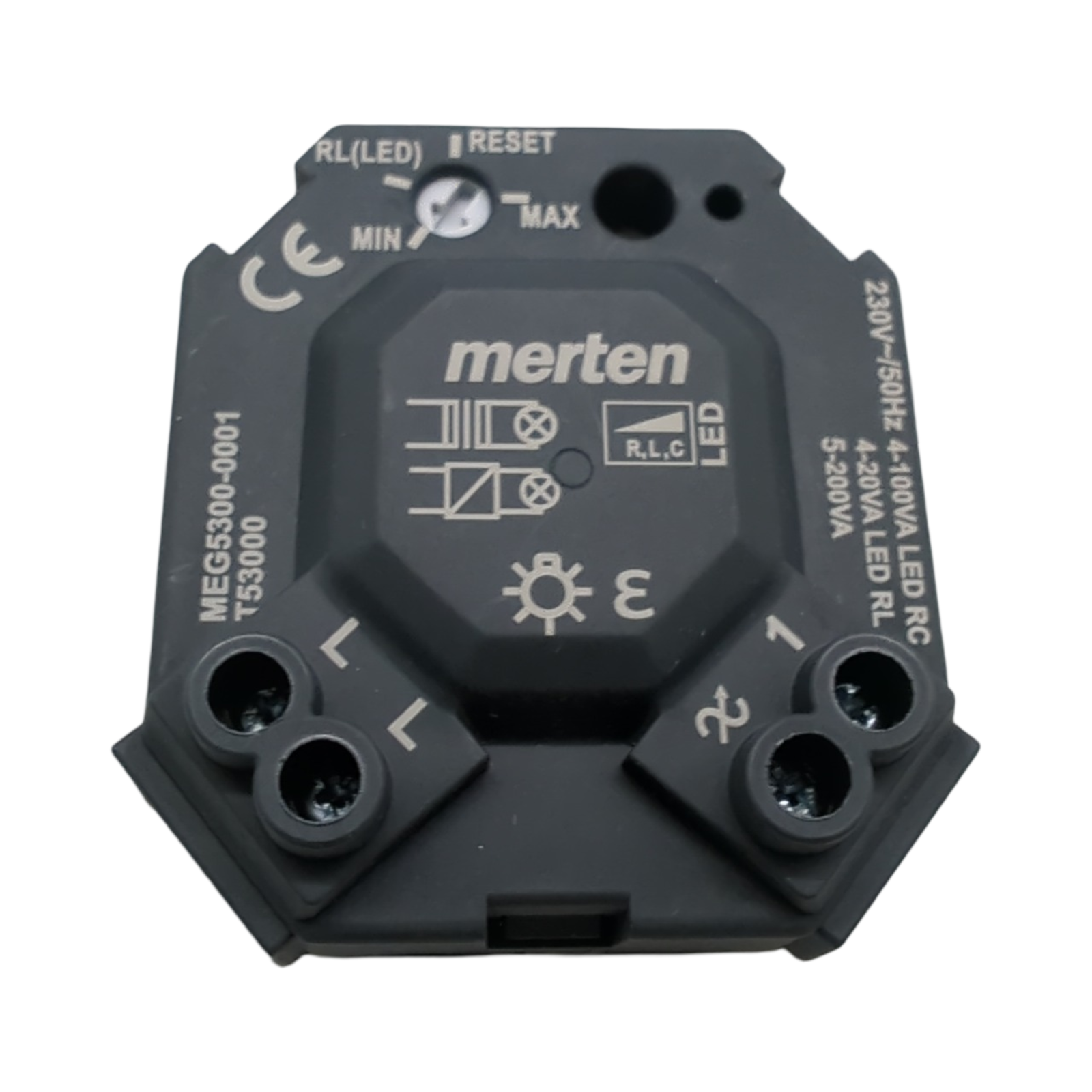 Schneider Electric Merten Universal LED Dimmermodul, 230V, IP20, schwarz, Artikelnummer MEG5300-0001