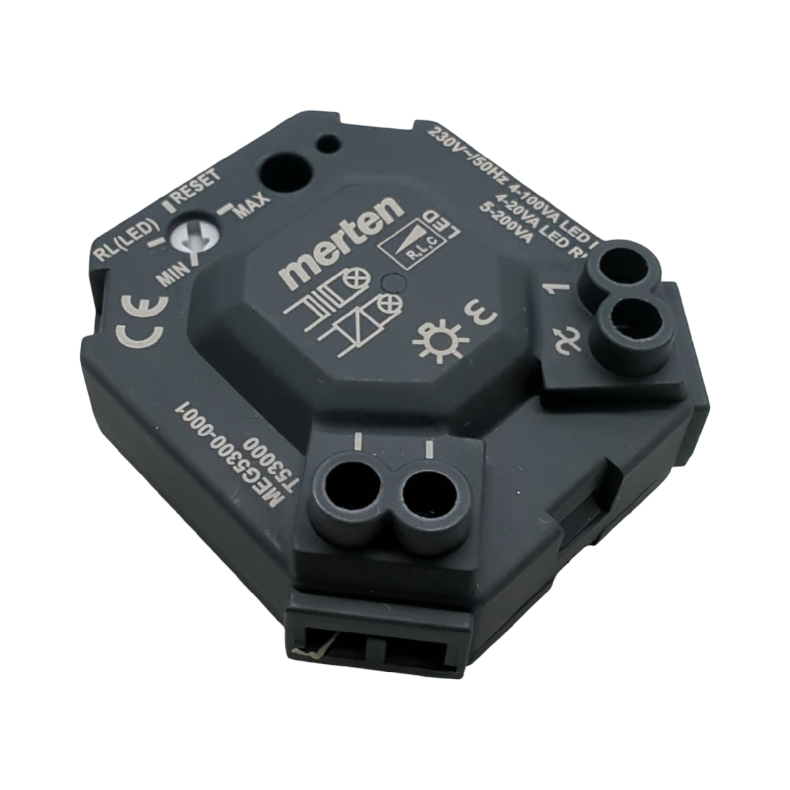 Schneider Electric Merten Universal LED Dimmermodul, 230V, IP20, schwarz, Artikelnummer MEG5300-0001
