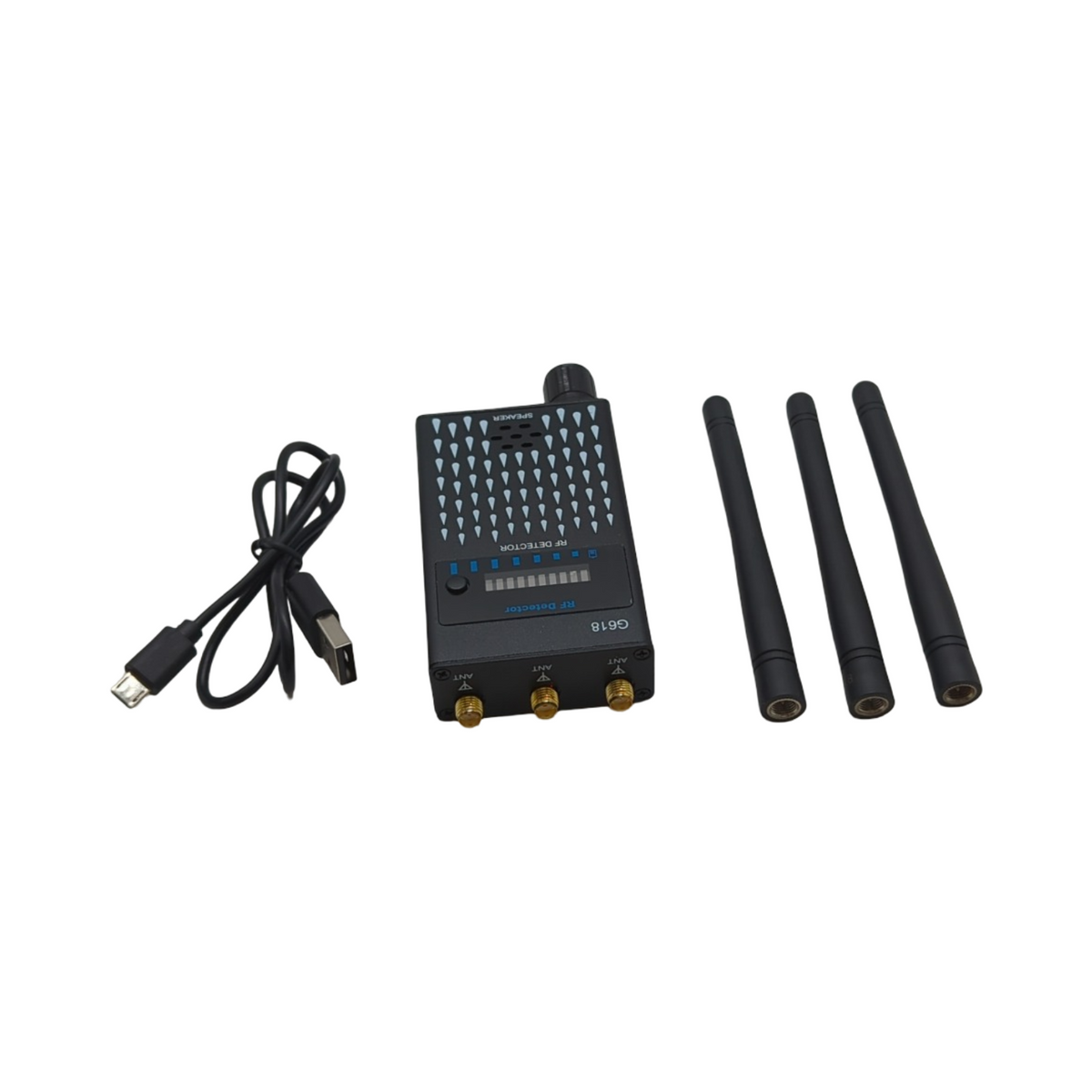 Kamera-Detektor Funksignal-Scanner 1MHz-8000MHz Wanzenfinder LED-Anzeige GPS-Ortungsfinder Privater Schutz