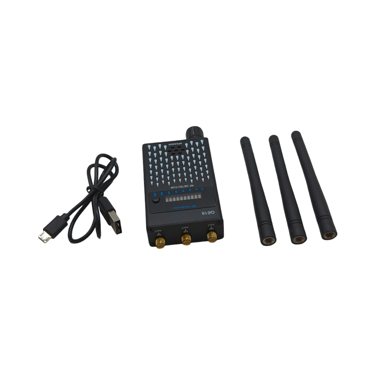 Kamera-Detektor Funksignal-Scanner 1MHz-8000MHz Wanzenfinder LED-Anzeige GPS-Ortungsfinder Privater Schutz
