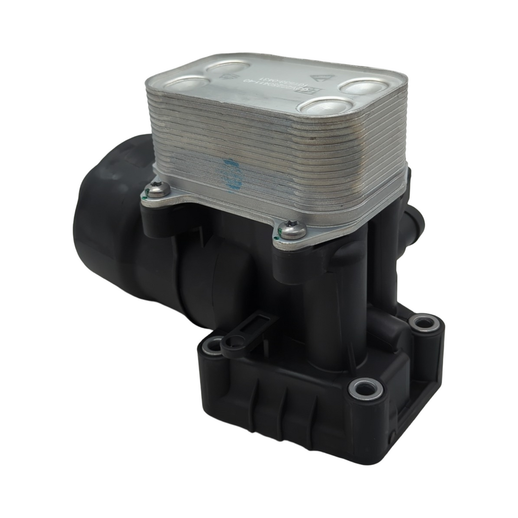 Ölfiltergehäuse mit Filterdeckel und Dichtung 1.6 TDI 2.0 TDI kompatibel mit 03L115389B 03L115389C