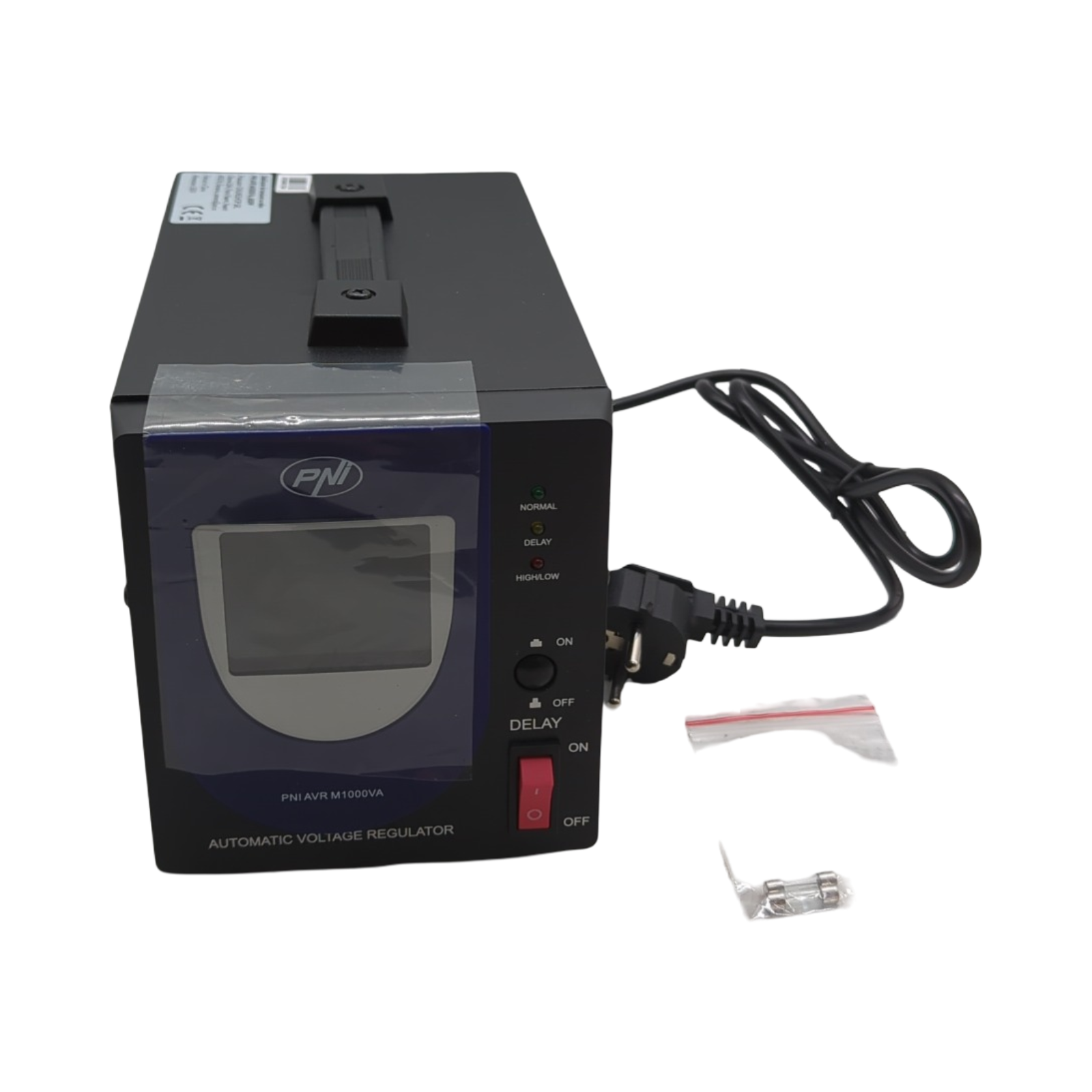 PNI AVR M1000VA Spannungsregler mit Relais 1000VA 600W 2.7A