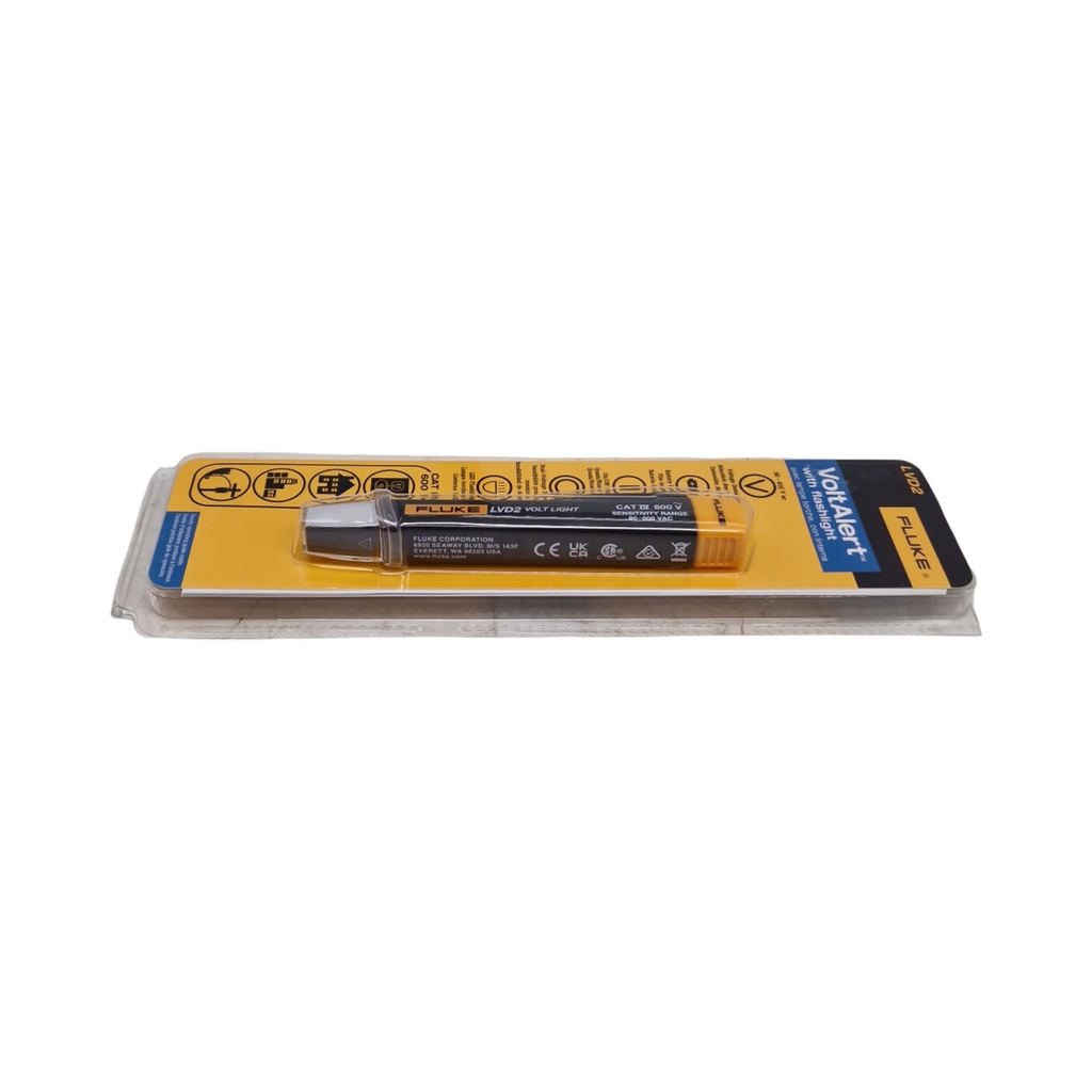 LVD2 non-contact Voltage Tester Elektriker-Schraubendreher 90–600V AC Schwarz Gelb 0–50°C
