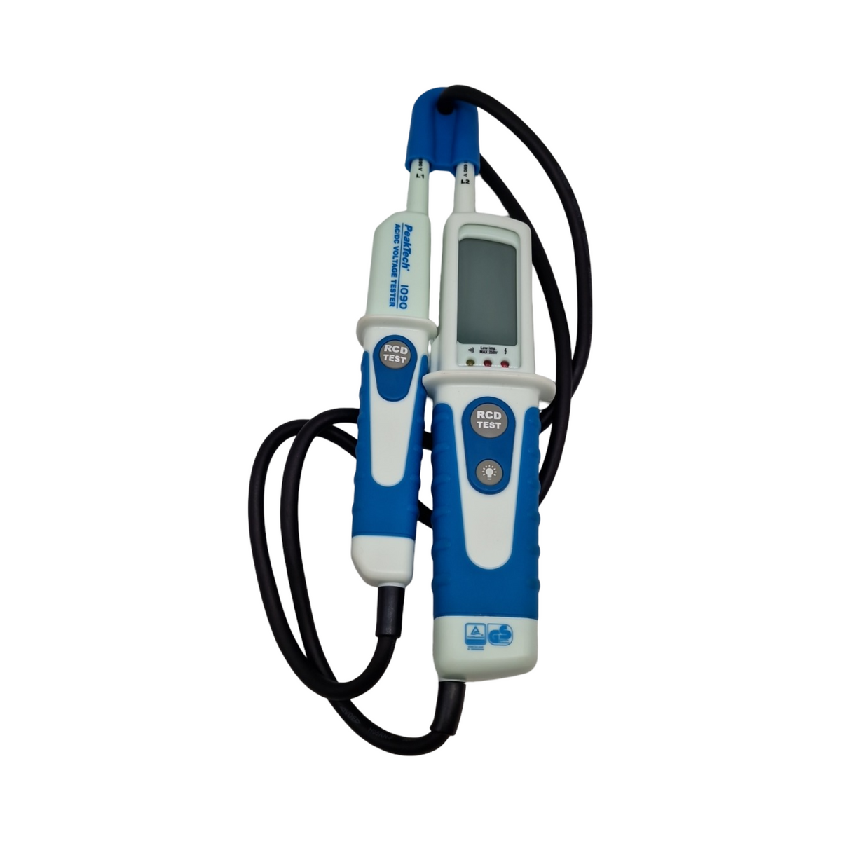 PeakTech P 1090 Spannungsprüfer 2-polig LCD Display IP64