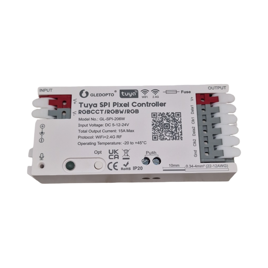 GLEDOPTO Tuya SPI Pixel-LED-Controller RGBCCT RGBW ZigBee WiFi