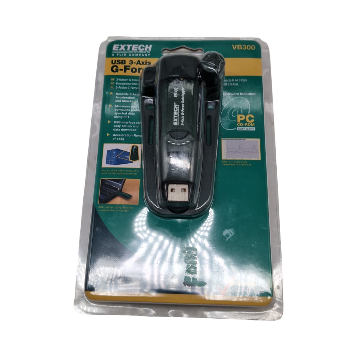 Extech VB300 Vibrationsmessgerät Vibrometer