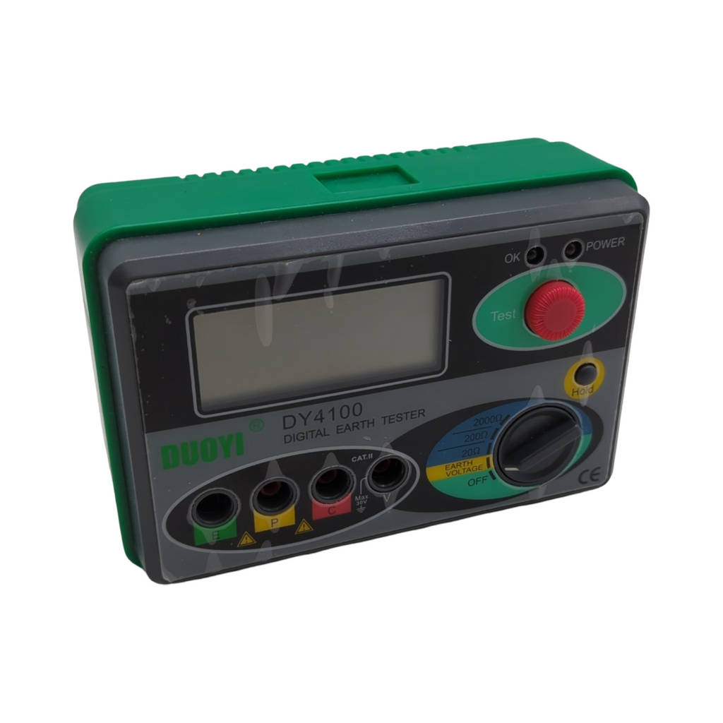 KAISAL Digitaler Erdungswiderstand Tester LCD Messgerät 0-2000 Ohm