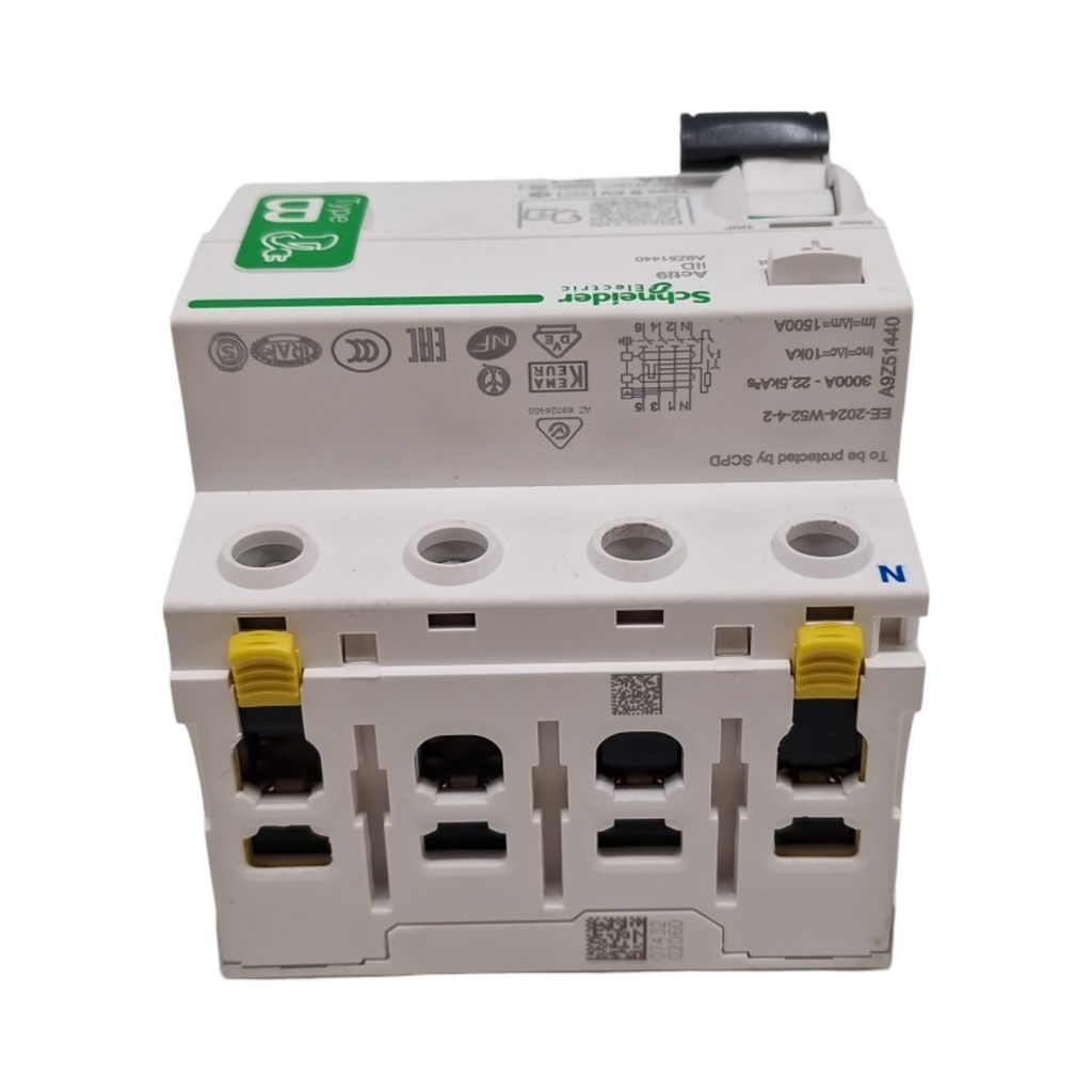 Schneider Acti9 iID FI-Schutzschalter 4-polig 40A 30mA Typ B-EV