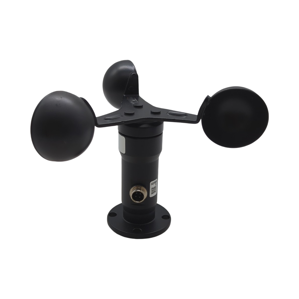 Aluminiumlegierung Windgeschwindigkeitssensor Anemometer Impulssignalausgang Außentemperatur Luftfeuchtigkeit Regenmesser
