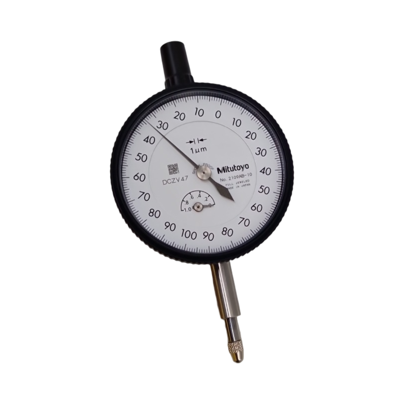 Mitutoyo Messuhr 0,001 mm 1 mm stoßgeschützt flacher Abschlussdeckel