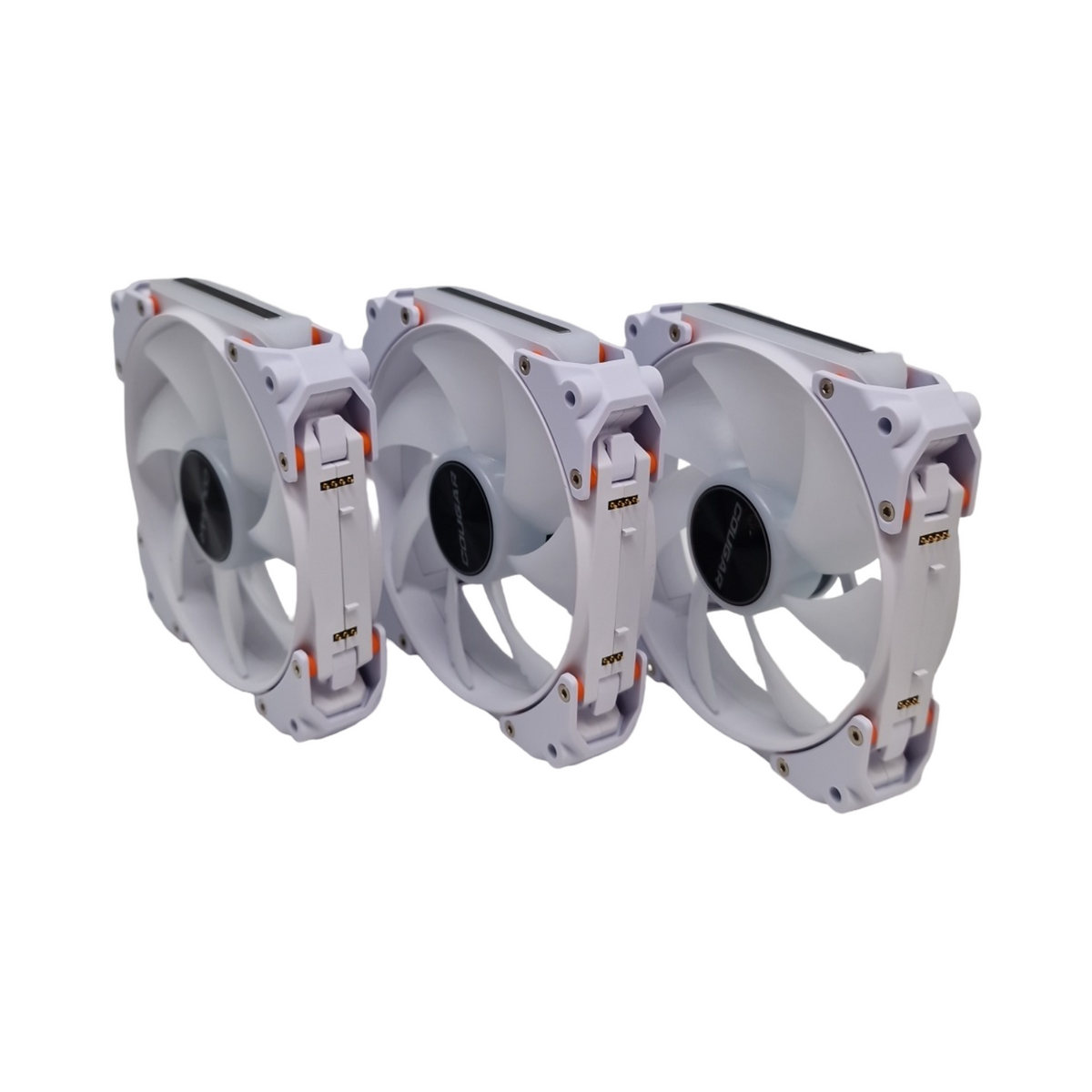 COUGAR Apolar 120 Lüfter 3er-Pack Weiß ARGB Hydrodynamisches Lager Computerkühlsystem 120mm