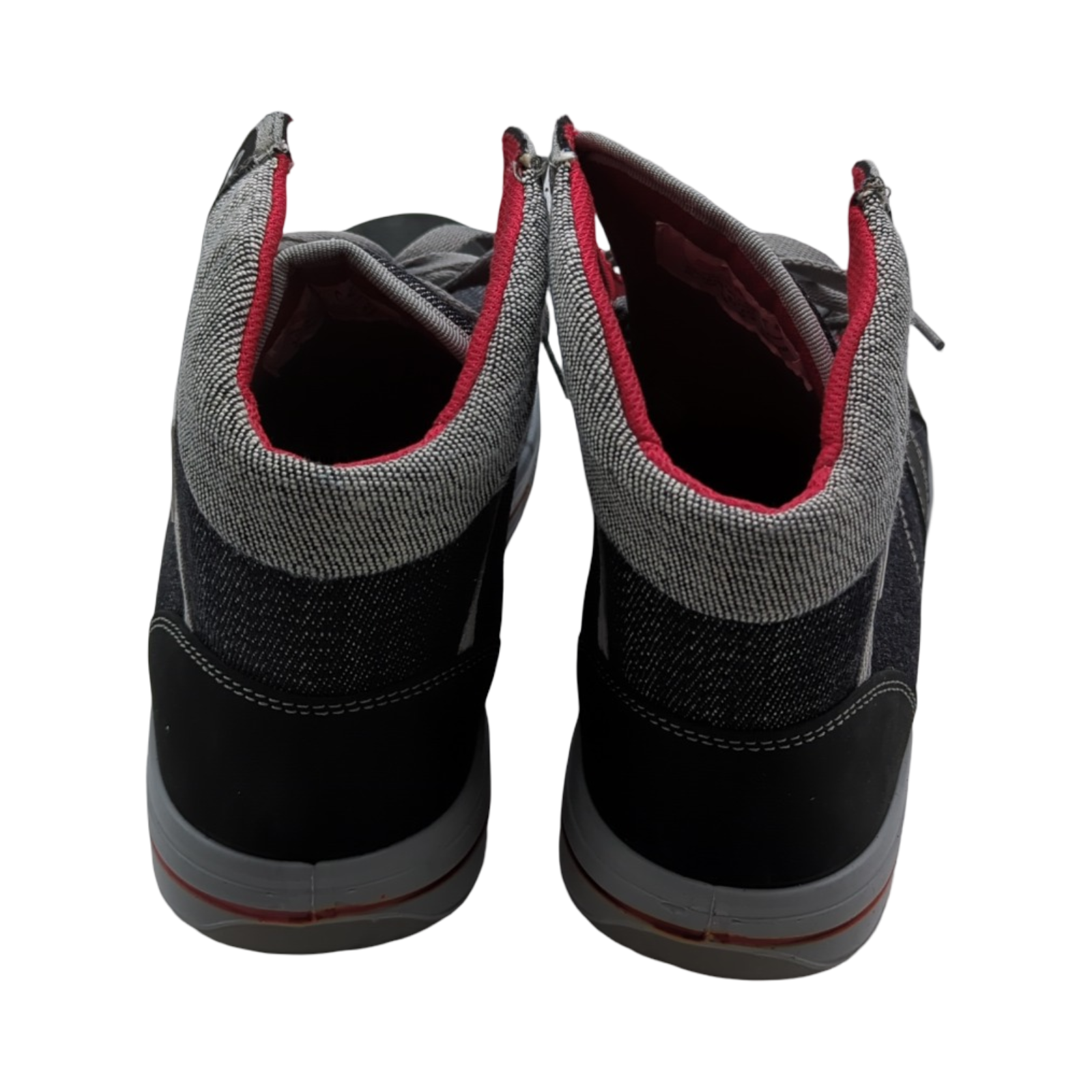 ELTEN SENSATION Mid Sicherheitsschuhe Herren Stahlkappe Gr. 44 Schwarz Grau