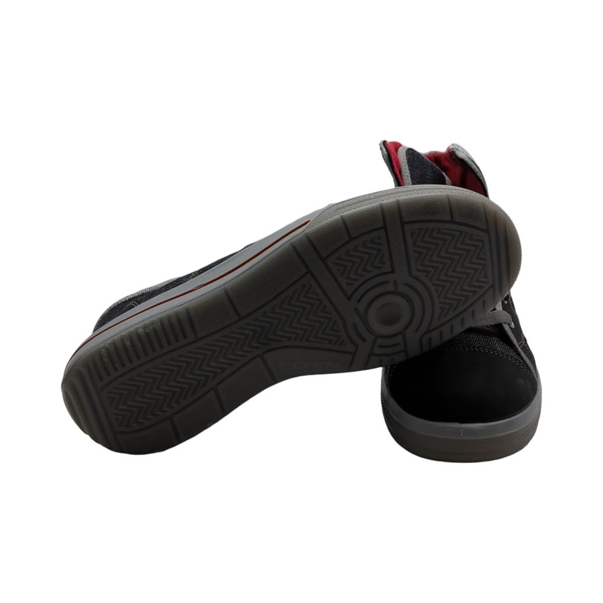 ELTEN SENSATION Mid Sicherheitsschuhe Herren Stahlkappe Gr. 44 Schwarz Grau